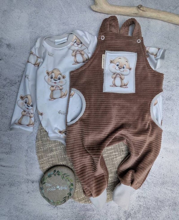 Set l Otter l Latzhose und Body