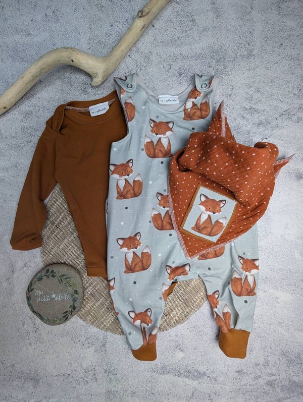 Set | Fuchs I Strampler, Body und Nuscheli