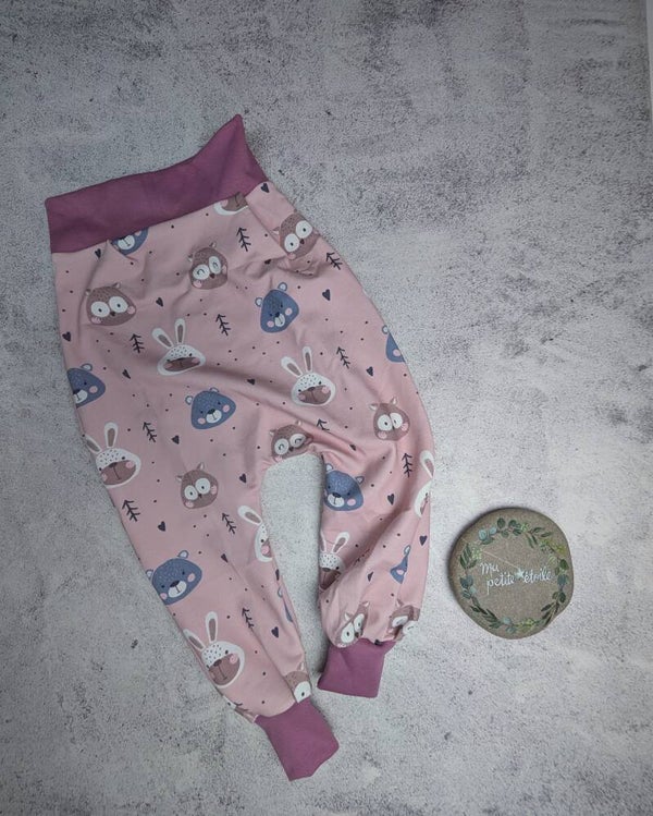 Pumphose l Tiere Rosa