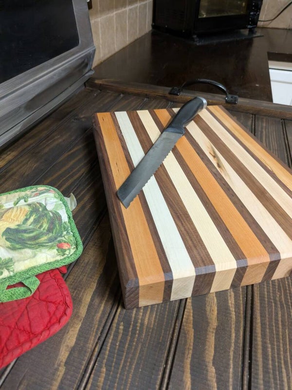 Walnut, Cherry and Maple 1 1/2" face grain
