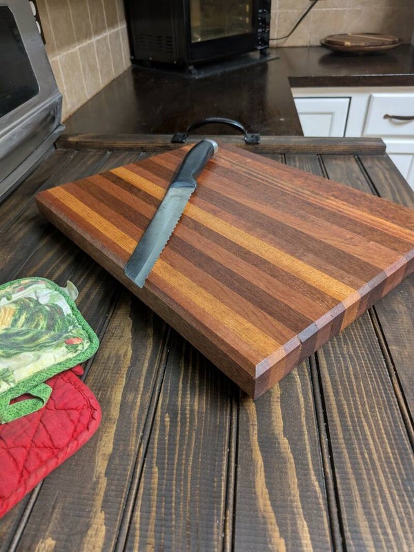Solid Mahogany Face Grain 1 1/2"