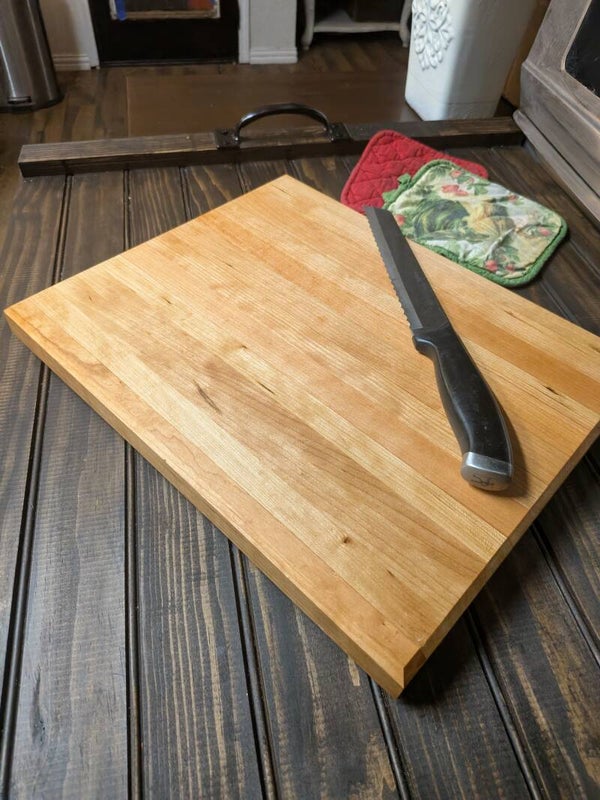 Solid Birch butcher block 1 1/2"