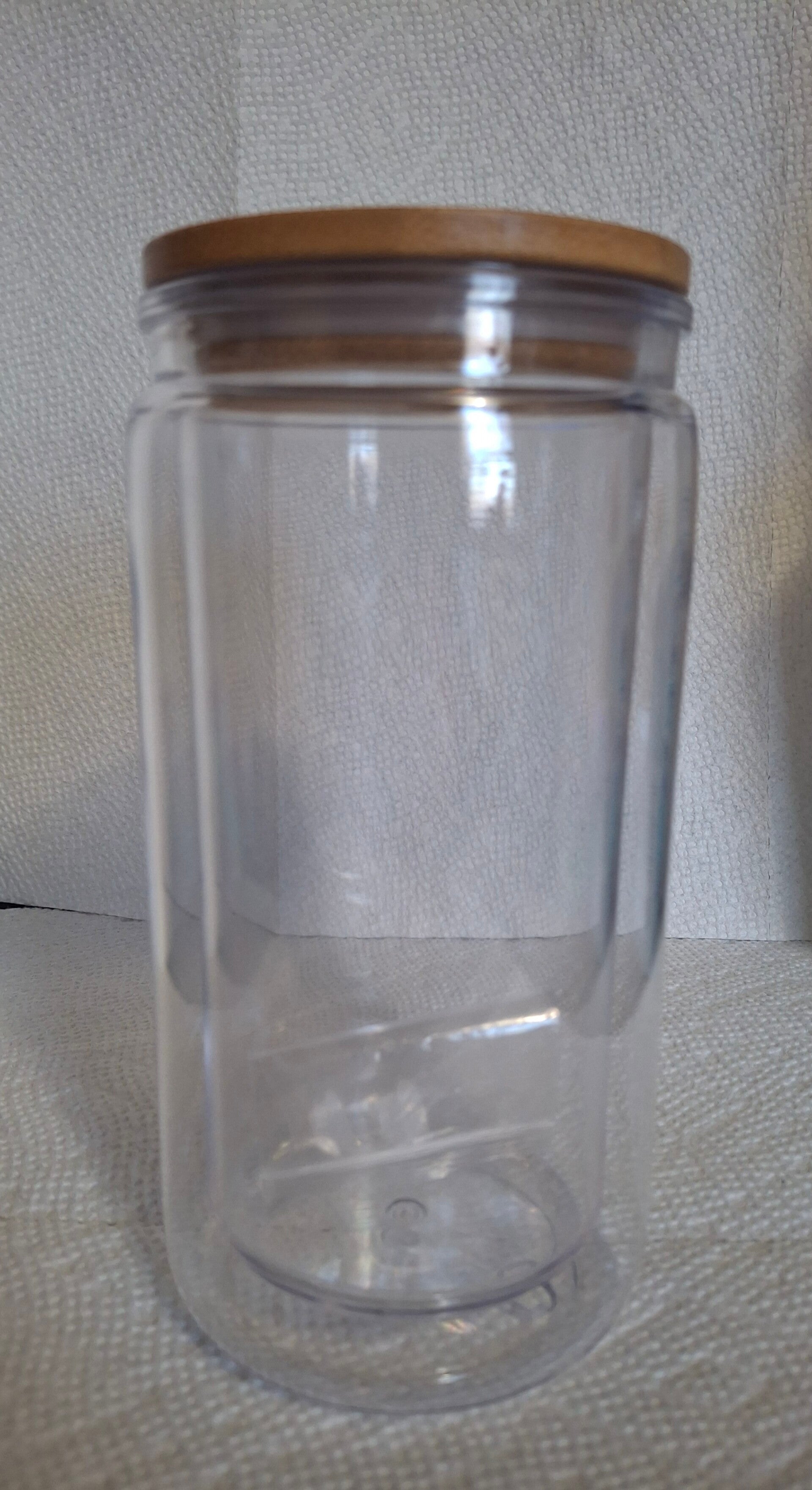 16 oz snow globe tumbler Bamboo Lid 🚩NO Lave🚩