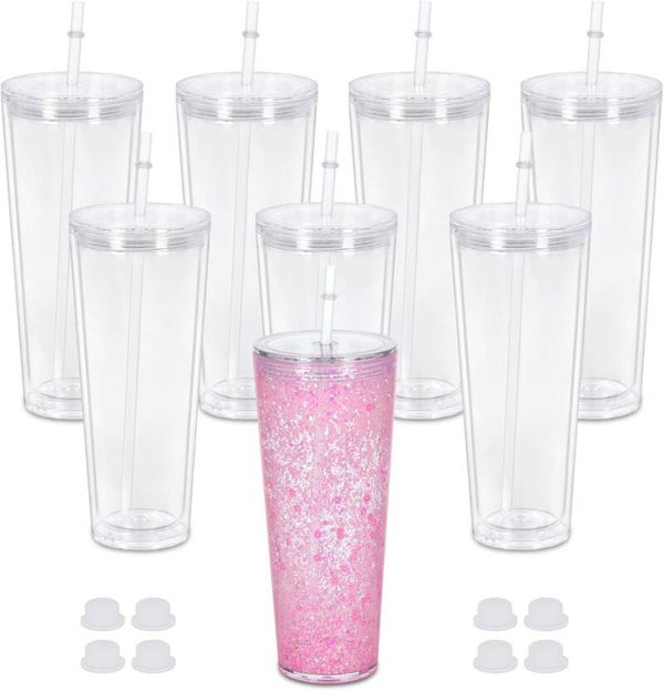 20 oz snow globe cup Bamboo Lid