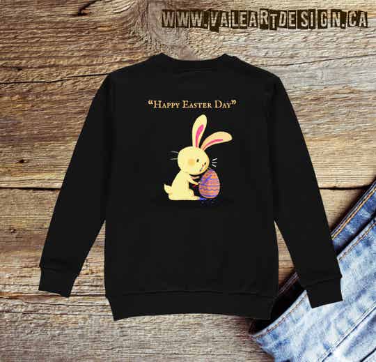 Easter Sweatshirt "Happy Easter Day"