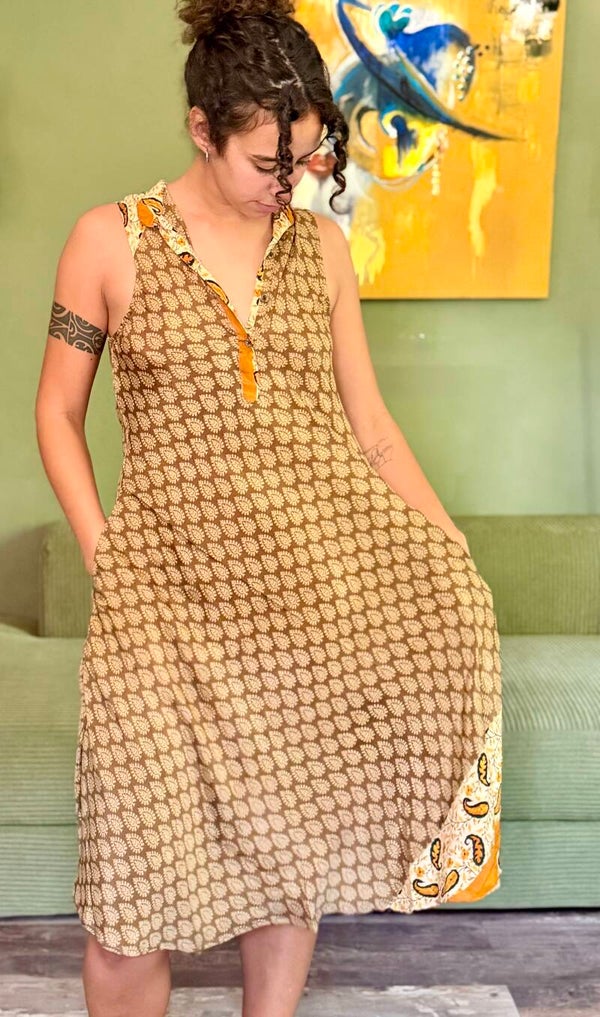 VESTITO LONGUETTE GIALLO