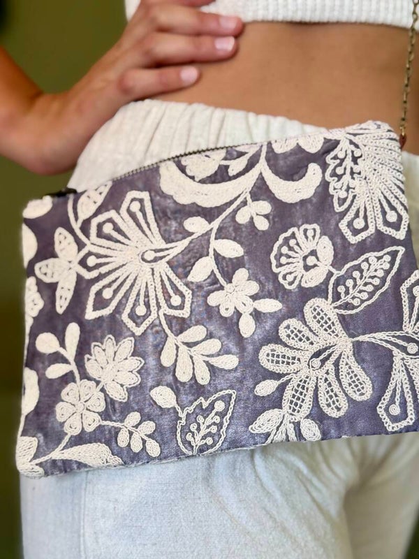 BORSETTA LUXURY GRIGIOPERLA