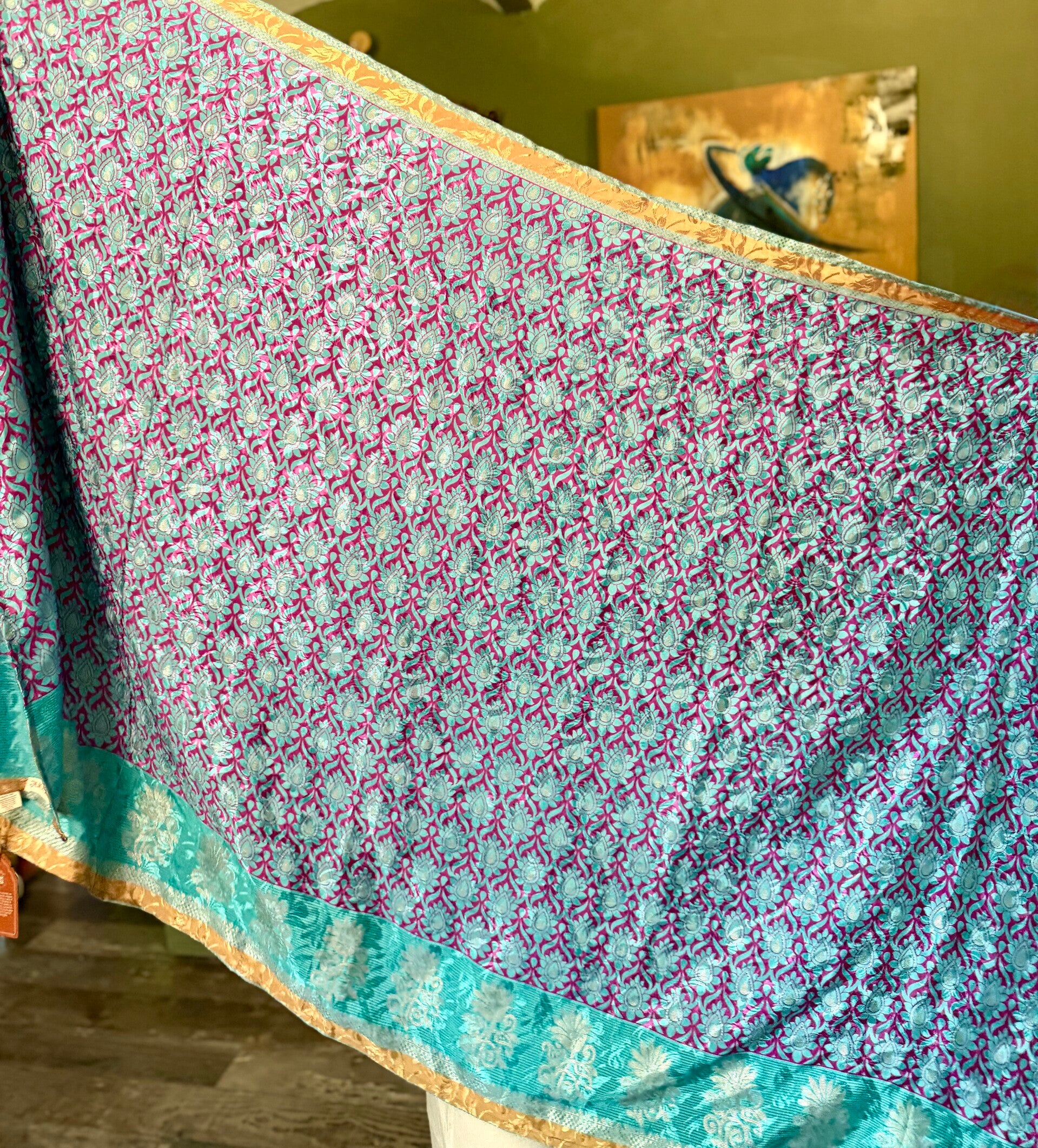Foulard azzurro