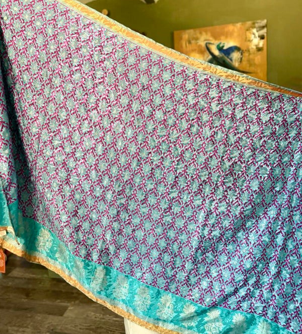 Foulard azzurro