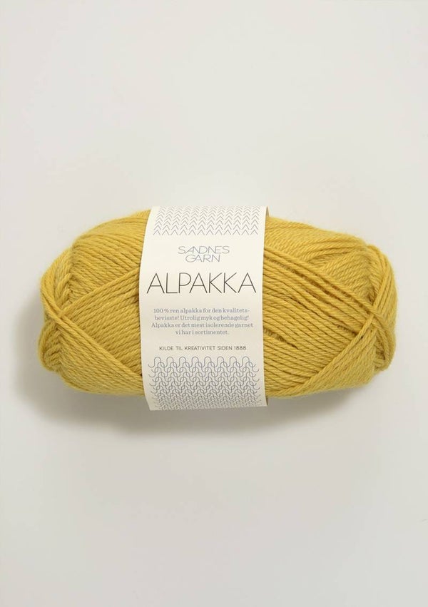 Alpakka Mais Geel