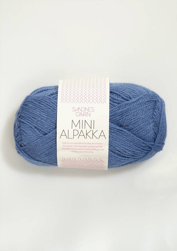 Mini Alpakka Blauw