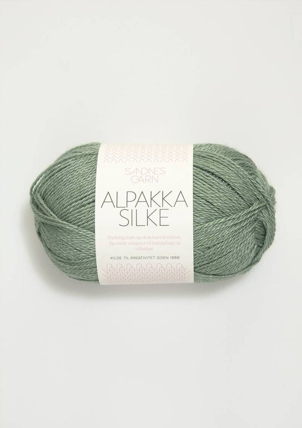 Alpakka Silke Gedecktes Groen