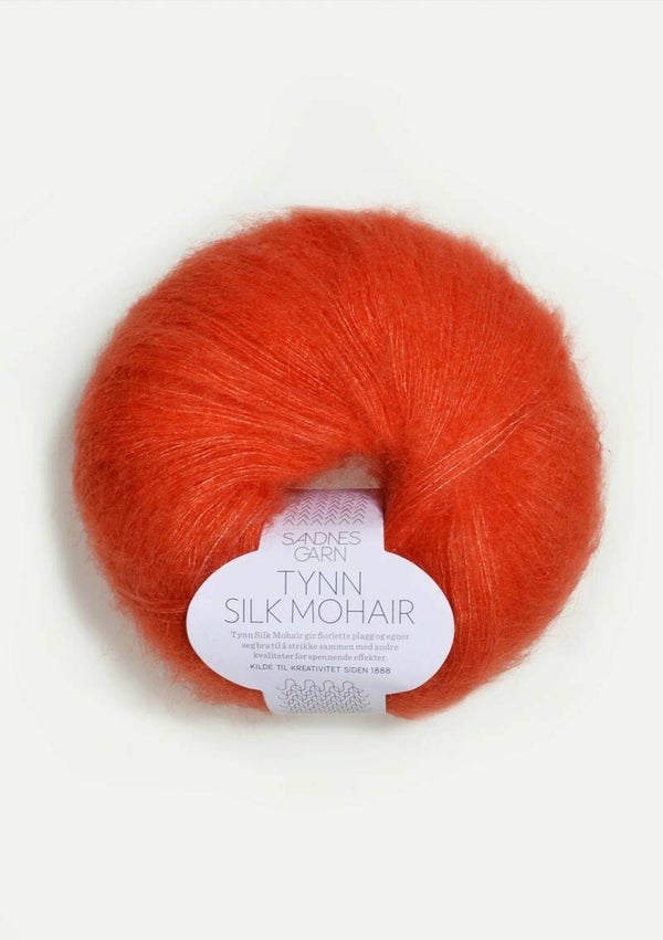 Tynn Silk Mohair Oranje (3818)