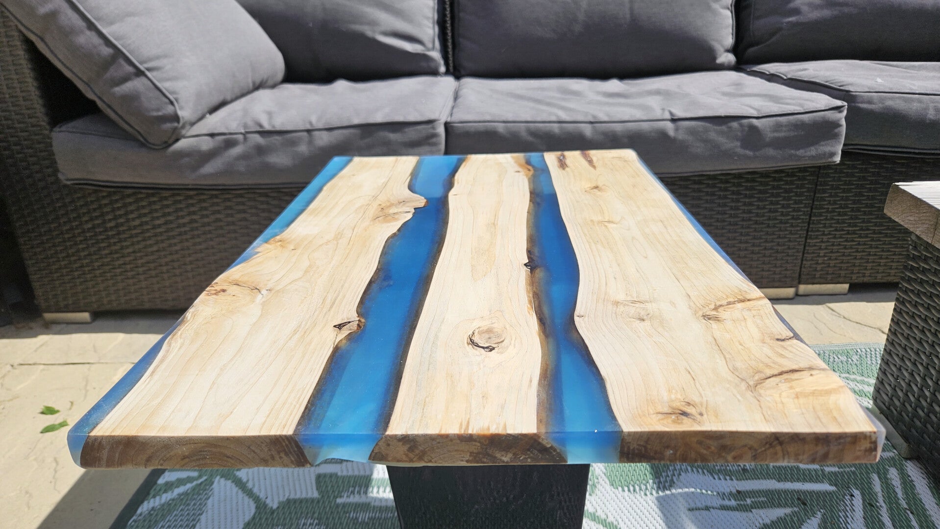 live edge river table