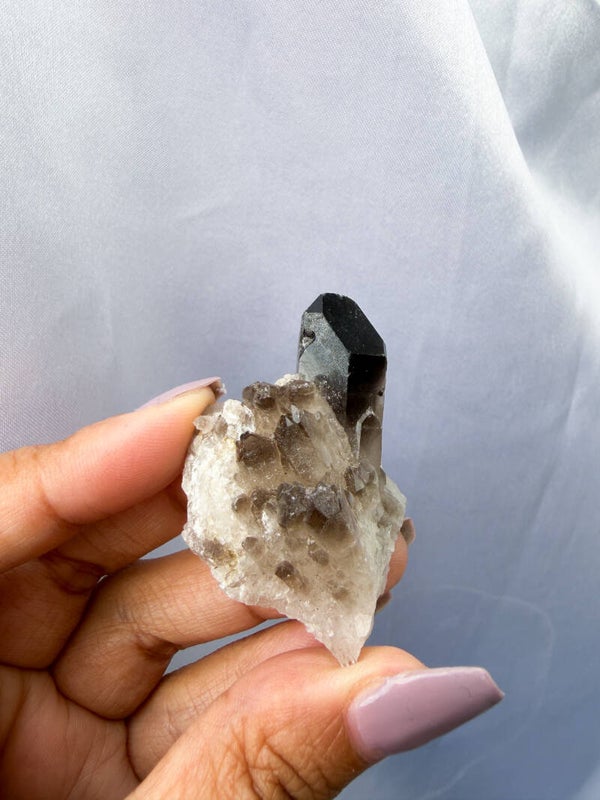 Smokey quartz cluster E1