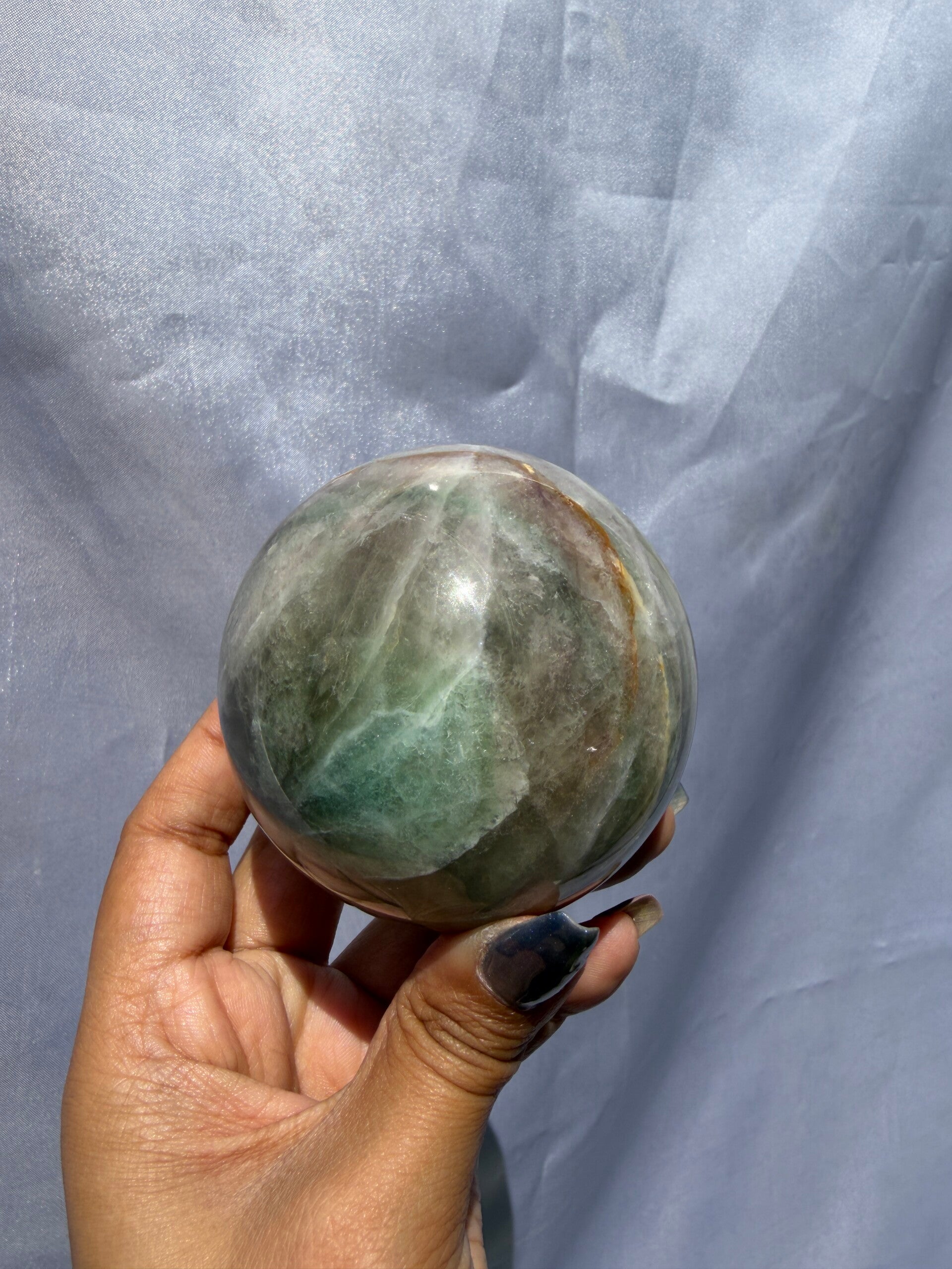 Fluorite sphere SO2