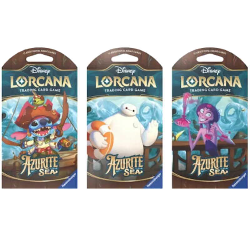 Disney Lorcana Azurite Sea Sleeved Booster