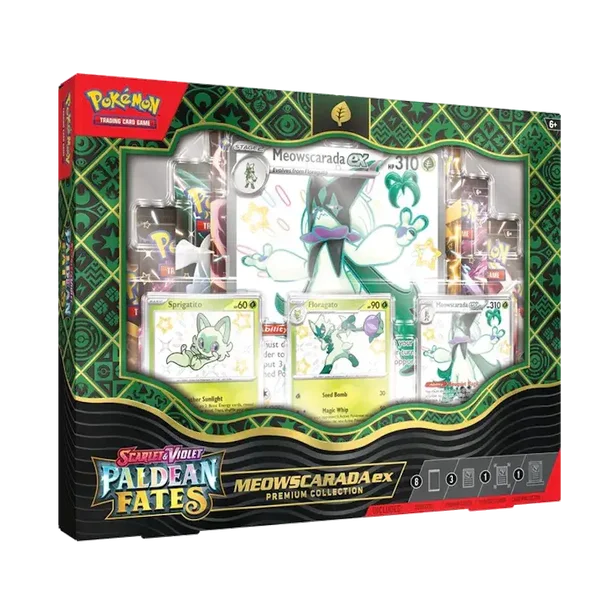 Paldean Fates Meowscarada Ex Premium Collection
