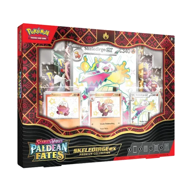 Paldean Fates Skeledirge Ex Premium Collection