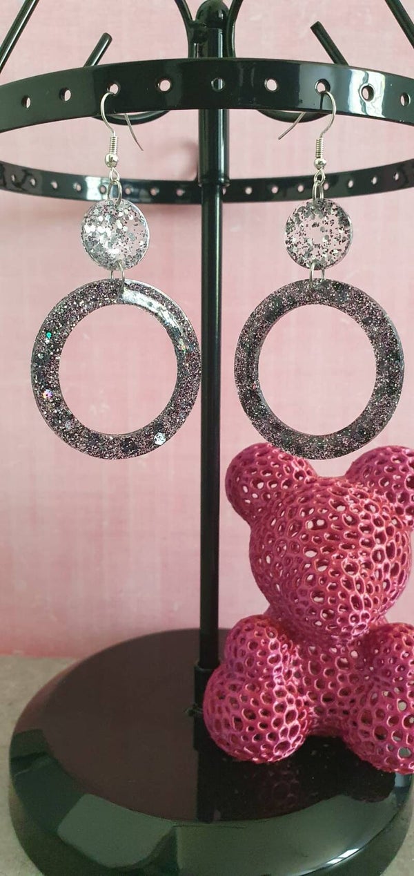 Ronde noire/argent