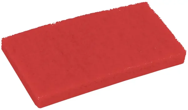 Tampone in feltro rosso - pulizia ordinaria di routine
