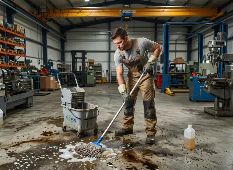il frattazzo 517 è più efficace del mop per i pavimenti molto sporchi