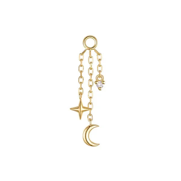 Modern mood - 14KT - Cassiopeia Charm -