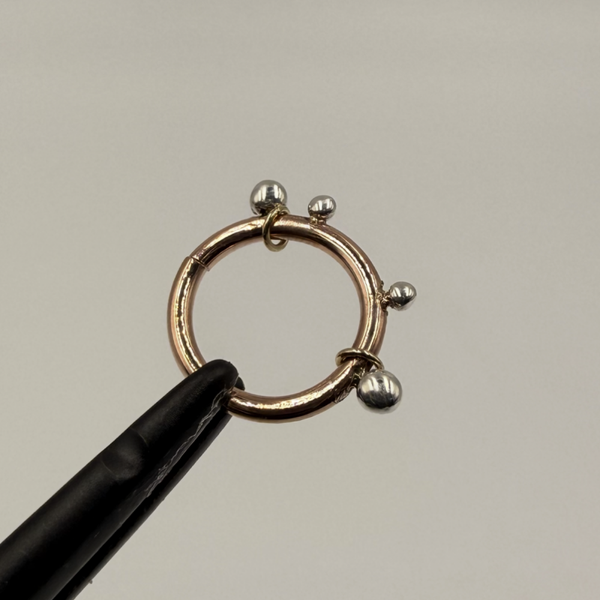 Hialeah FJ - 14KT Rose Gold - Space Bun - Seamring