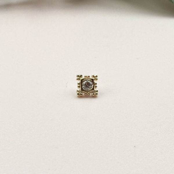 BVLA - 14KT Goud - Flourish Illusion - CZ