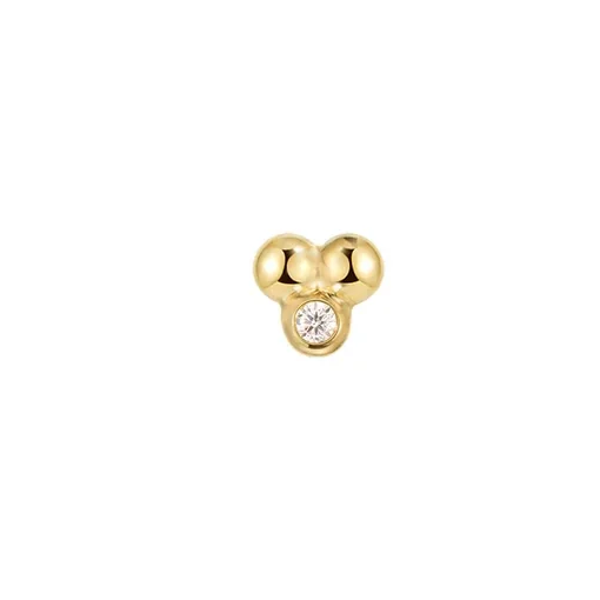 Modern mood - 14KT - Ezra - witte Diamant