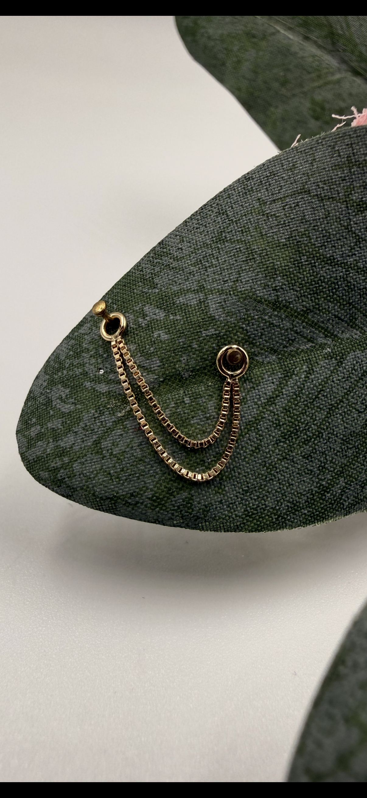 14KT Gold - Trish - Box Chain - 18x25mm