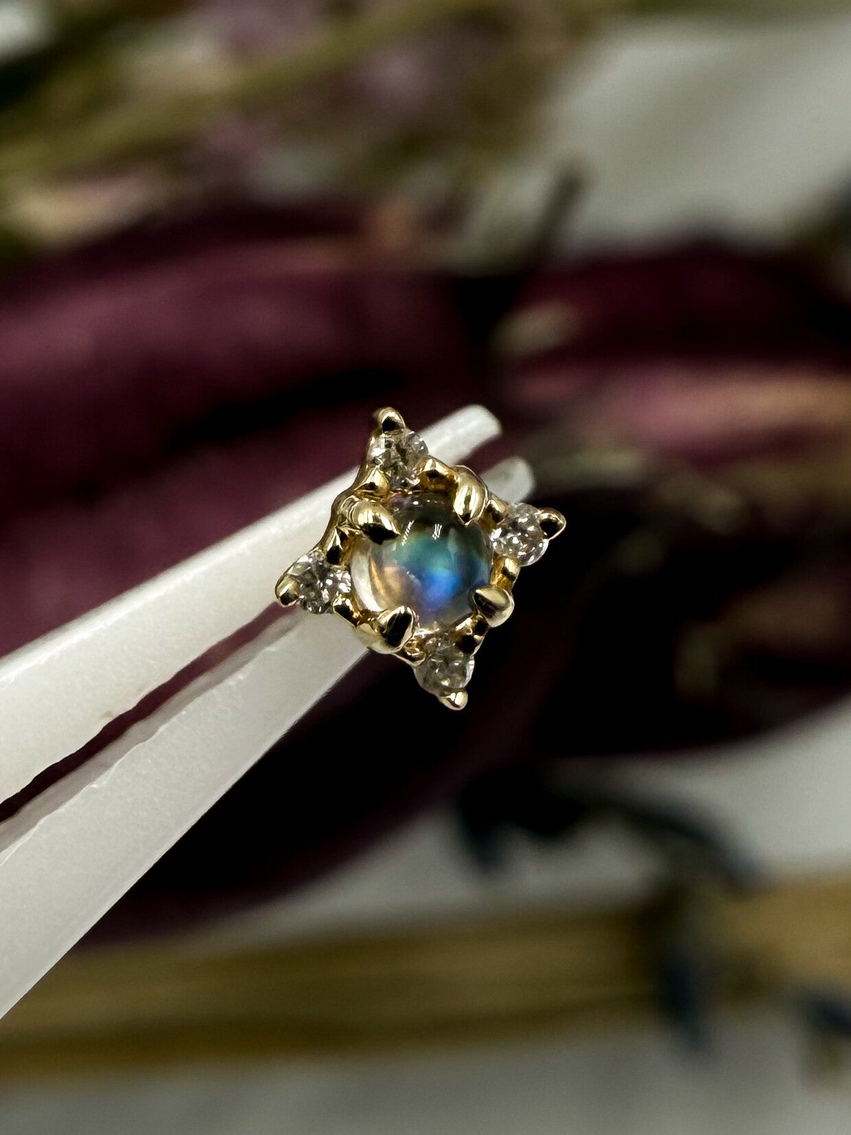 Modern Mood - 14KT - Alice - Moonstone