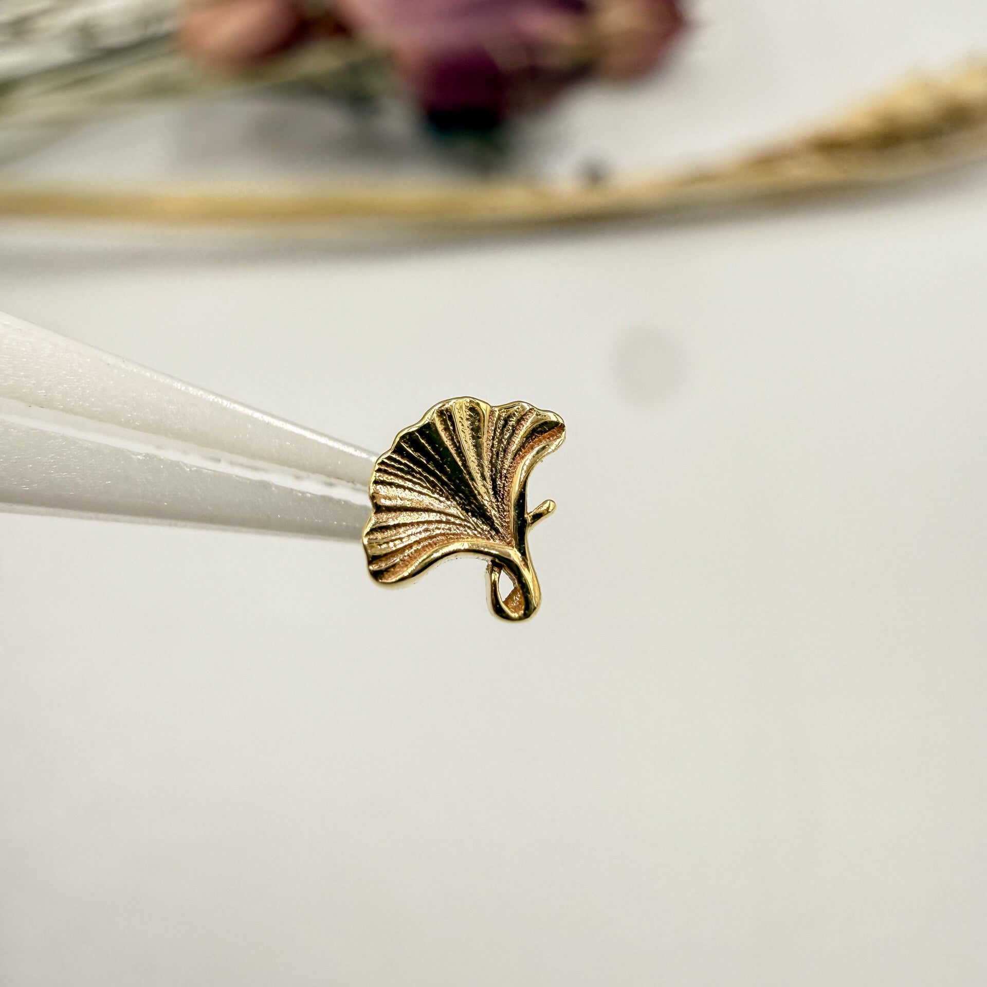 Mushroom - 14KT Geel Goud - Ginkgo