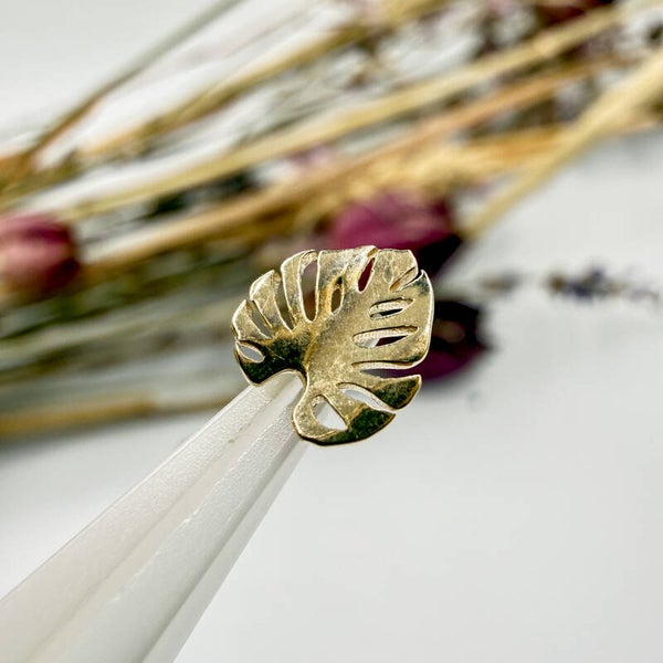 Tawapa - 14KT Geel Goud - Monstera