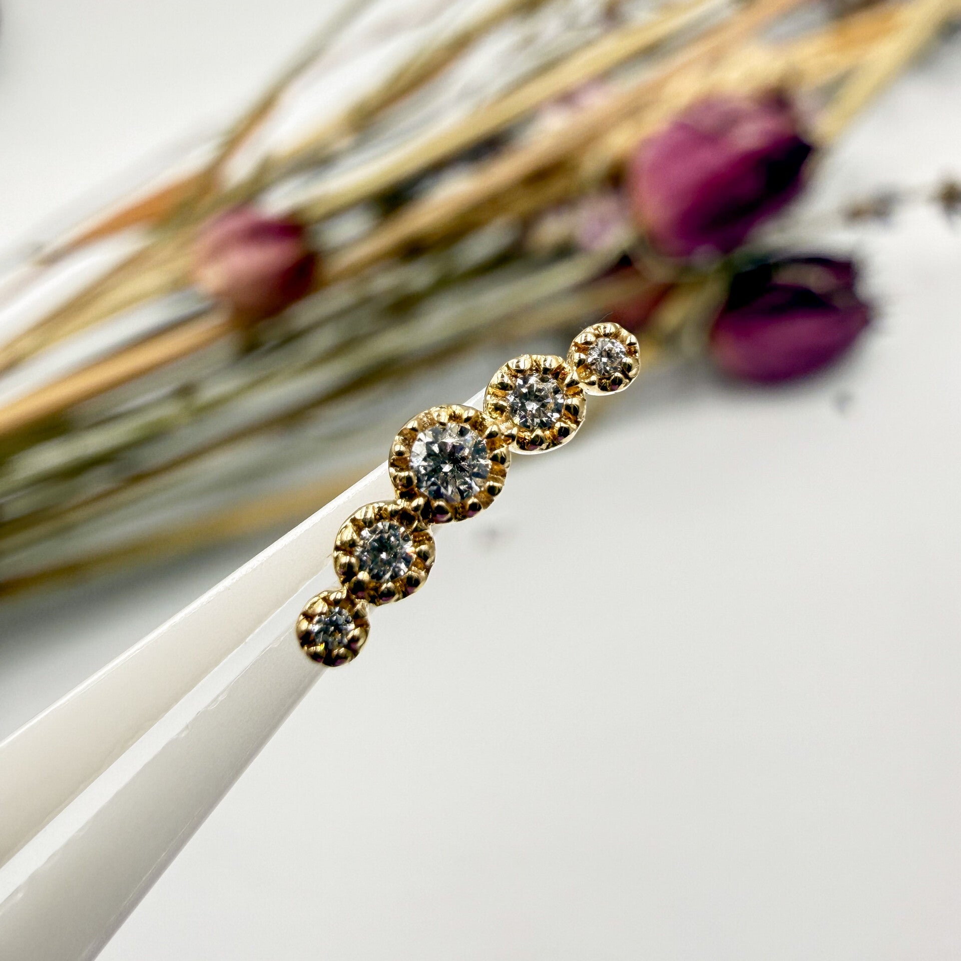 Tawapa - 14Kt Geel goud - Beloved - CZ