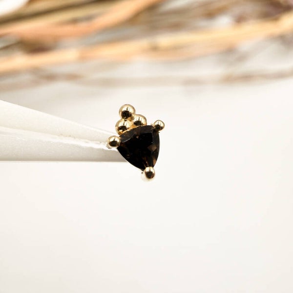 BVLA - 14KT Geel Goud - Timka - Smokey Quartz