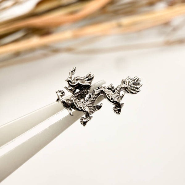 BVLA - 14KT Wit Goud - Mini Fei Long - Left