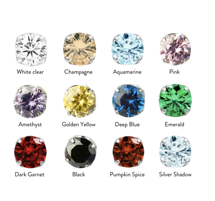 Junipurr - Titanium - prong-set gem, 3 claws