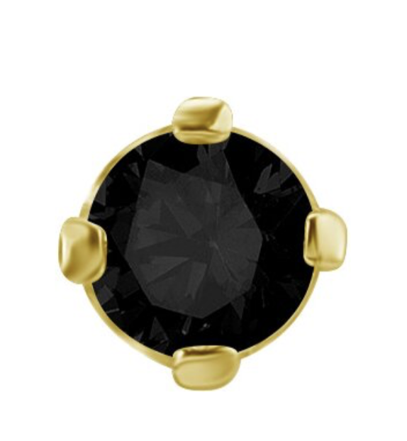 18KT Goud Prong-set CZ