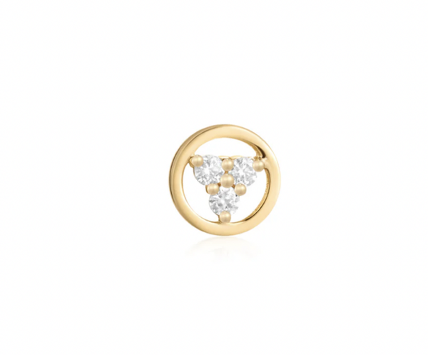 Ember - 14KT Gold - Inner Circle - Mossanite