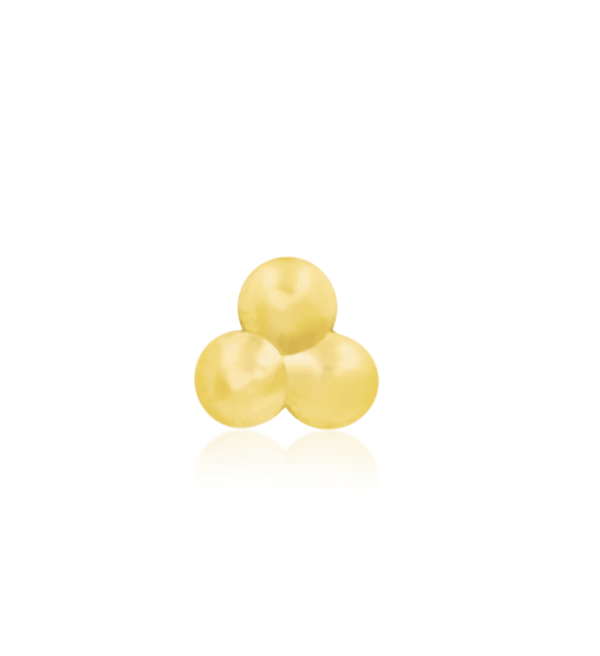 Junipur - 14Kt Gold - Tri-bead