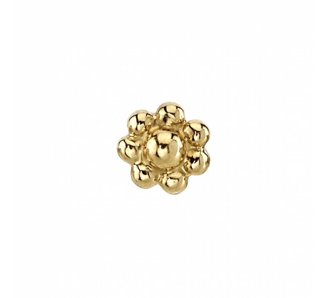 BVLA - 14KT Goud - 7Beaded Flower