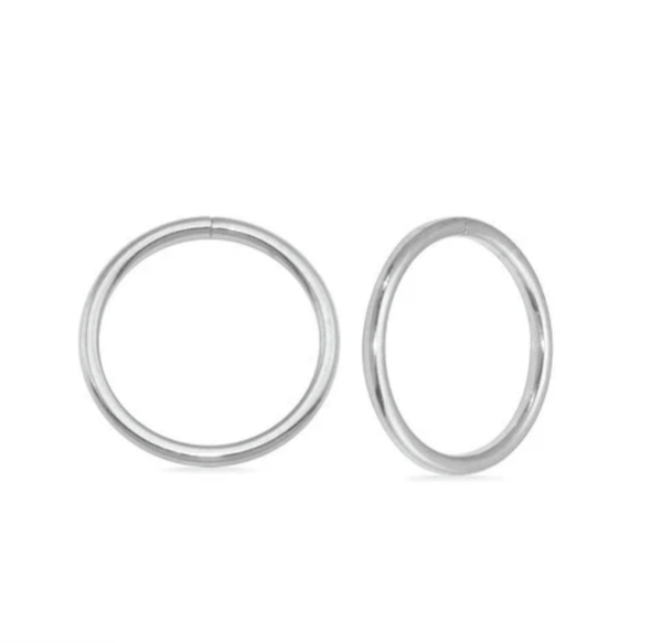 14KT Wit Goud - Seam Ring