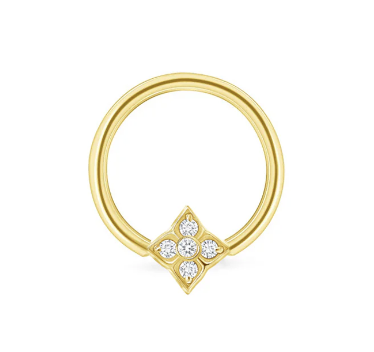 Norvoch - 14KT Geel Goud - Emory - Seam Ring