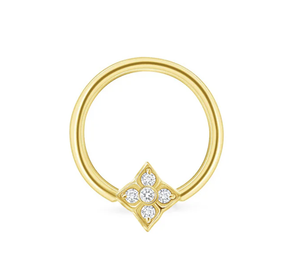 Norvoch - 14KT Geel Goud - Emory - Seam Ring
