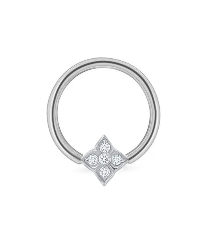 Norvoch - 14KT Wit Goud - Emory - Seam Ring