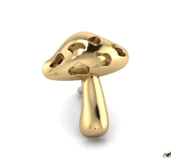 Mushroom - 14KT Geel goud - Mushroom Amanita
