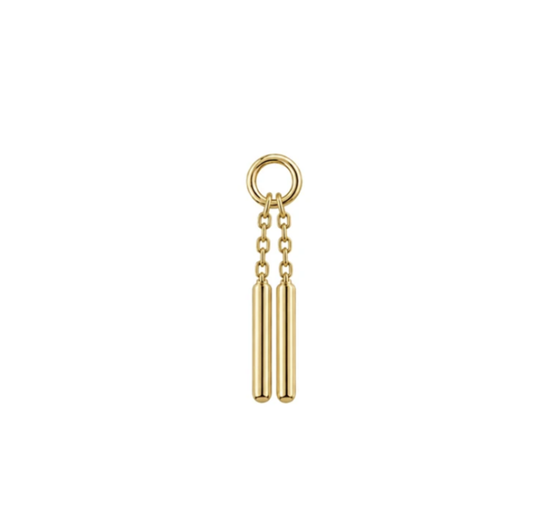 Secret Fauna - 14KT Geel goud - Twin Pendulo Chiquito - Charm