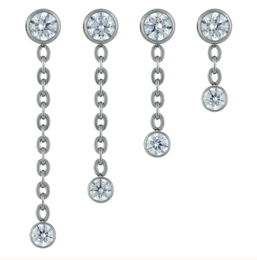 Double bezel dangle - Neometal