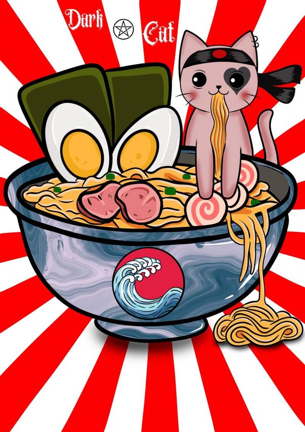 Poster chat japonais